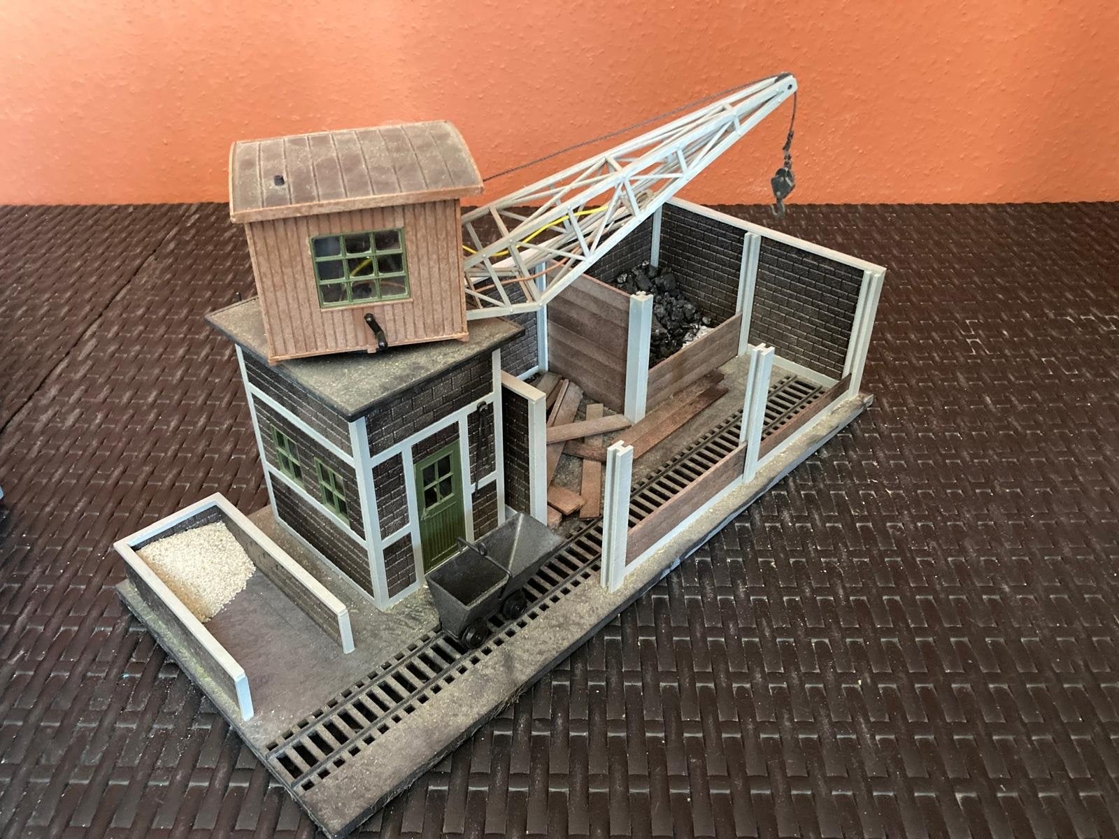 Kolenloods met kraan marklin, Hobby en Vrije tijd, Modelbouw | Overige, Ophalen, Gebruikt, 1:50 tot 1:144