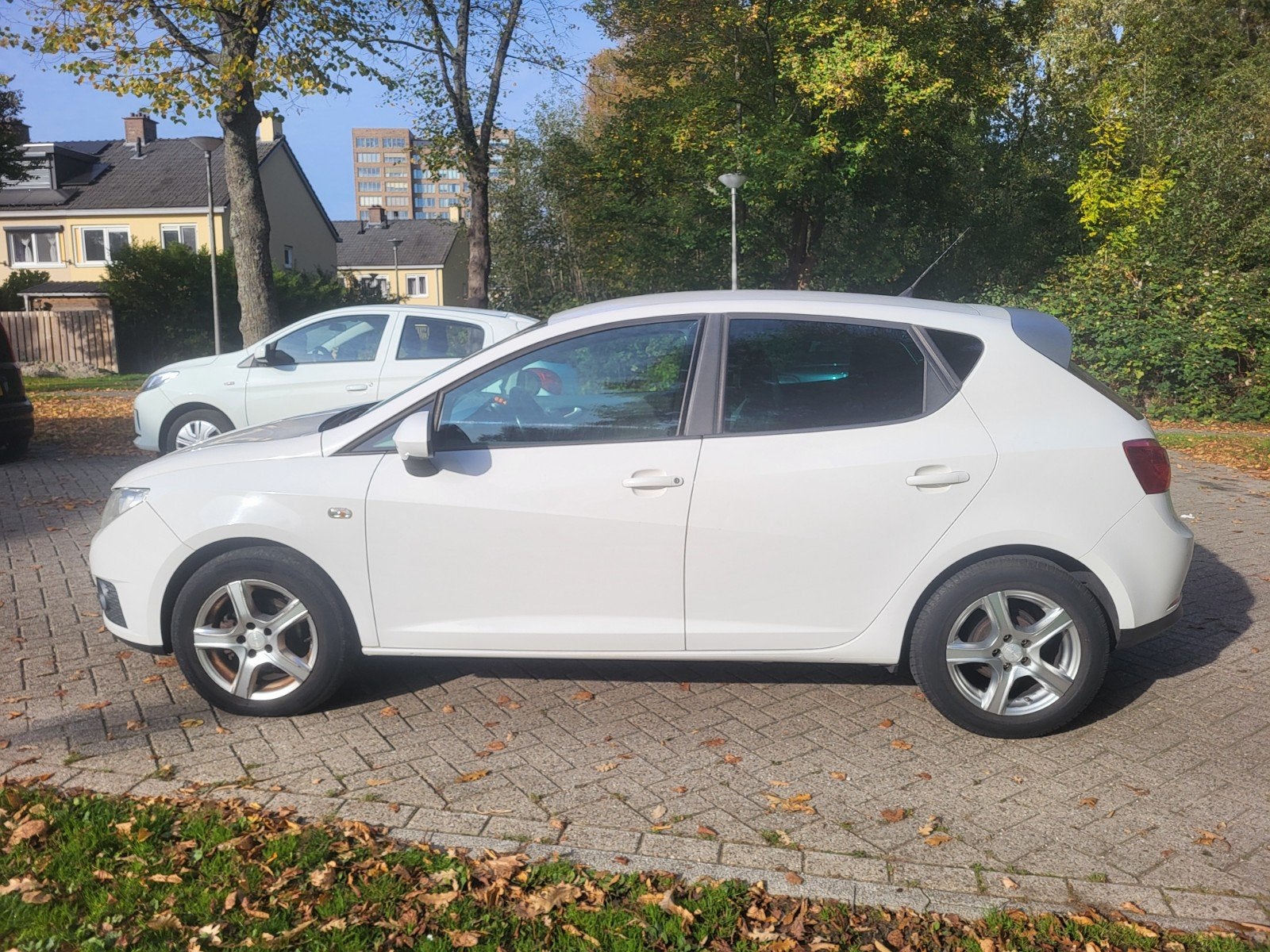 Seat Ibiza 1.2 TDI** APK 04-2027**Ecomotive 2010 Wit, Auto's, Voorwielaandrijving, Stof, 74 pk, 1199 cc