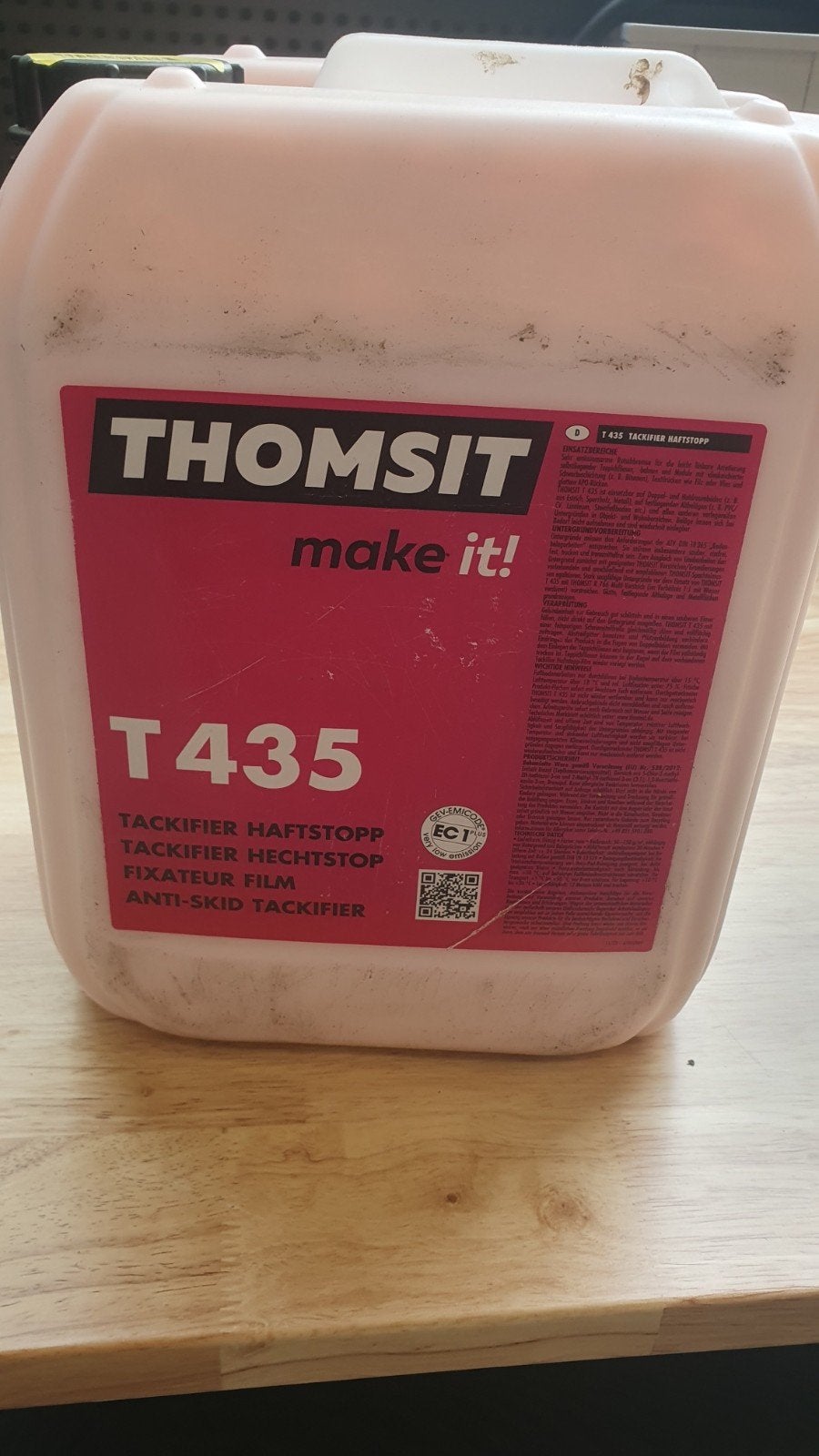 Thomsit make it!T435 fixateur film 10 kg, Ophalen of Verzenden, Wit