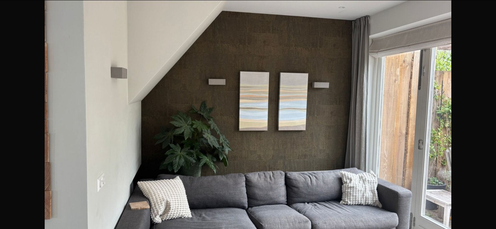 Tweeluik "Landscape Hygge" van Gaby Acevedo, Abstract, Acrylverf, Ophalen of Verzenden, Echtheidscertificaat