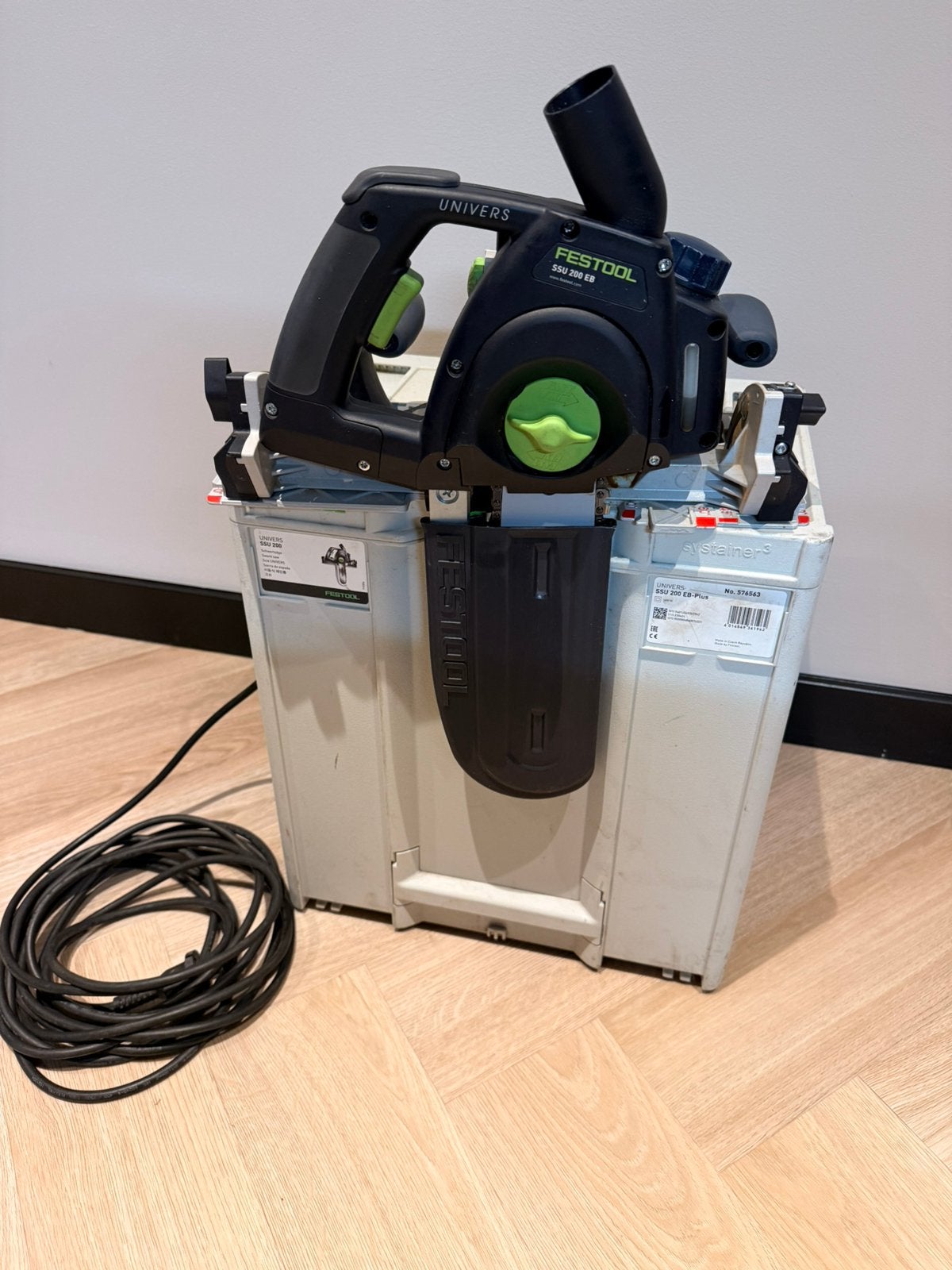 Festool SSU 200 EB-Plus zwaardzaag – zeer nette staat, 70 mm of meer, Overige typen, Ophalen of Verzenden, Zo goed als nieuw