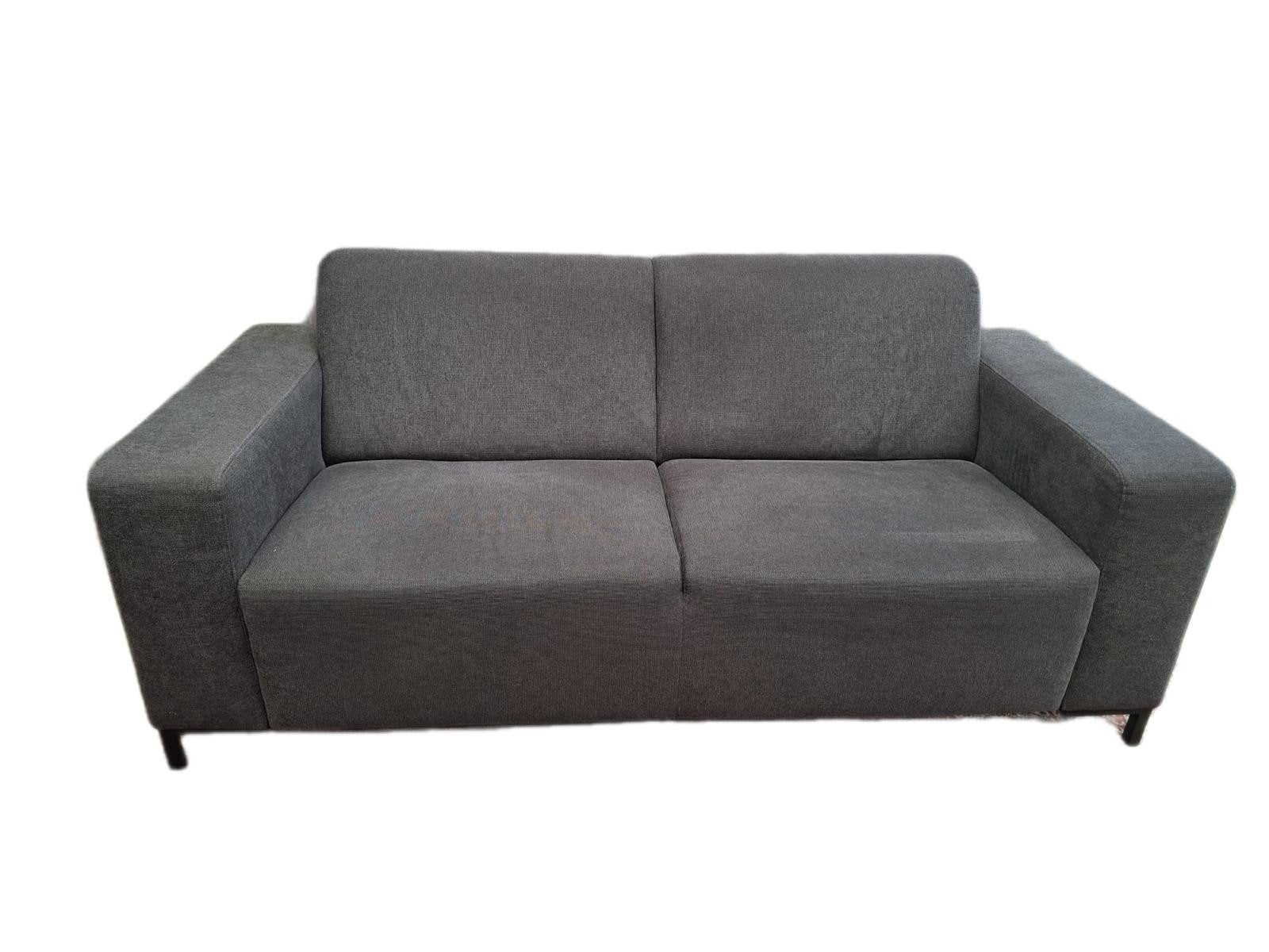 Antraciet bank, Ophalen, 150 tot 200 cm, Tweepersoons, 75 tot 100 cm