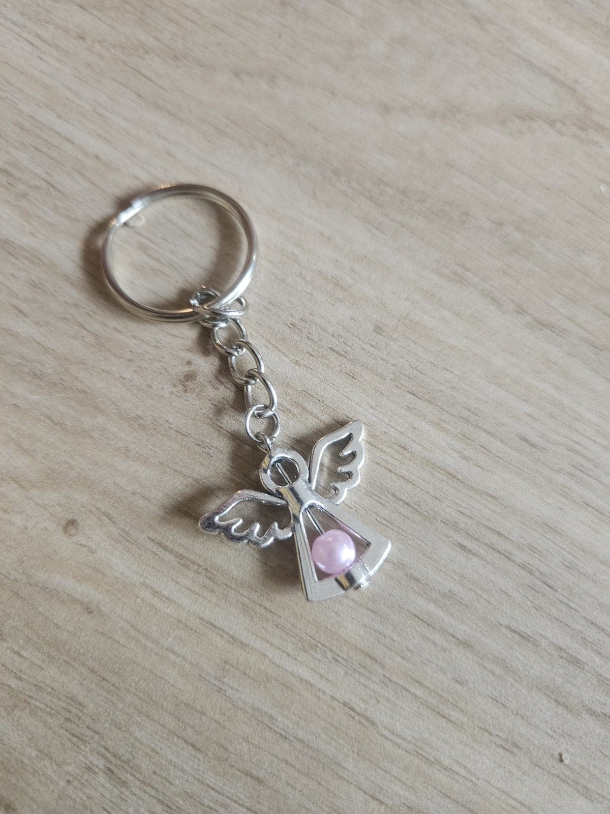 Sleutelhanger Engel met Roze Parel, Verzamelen, Ophalen of Verzenden, Nieuw, Overige typen