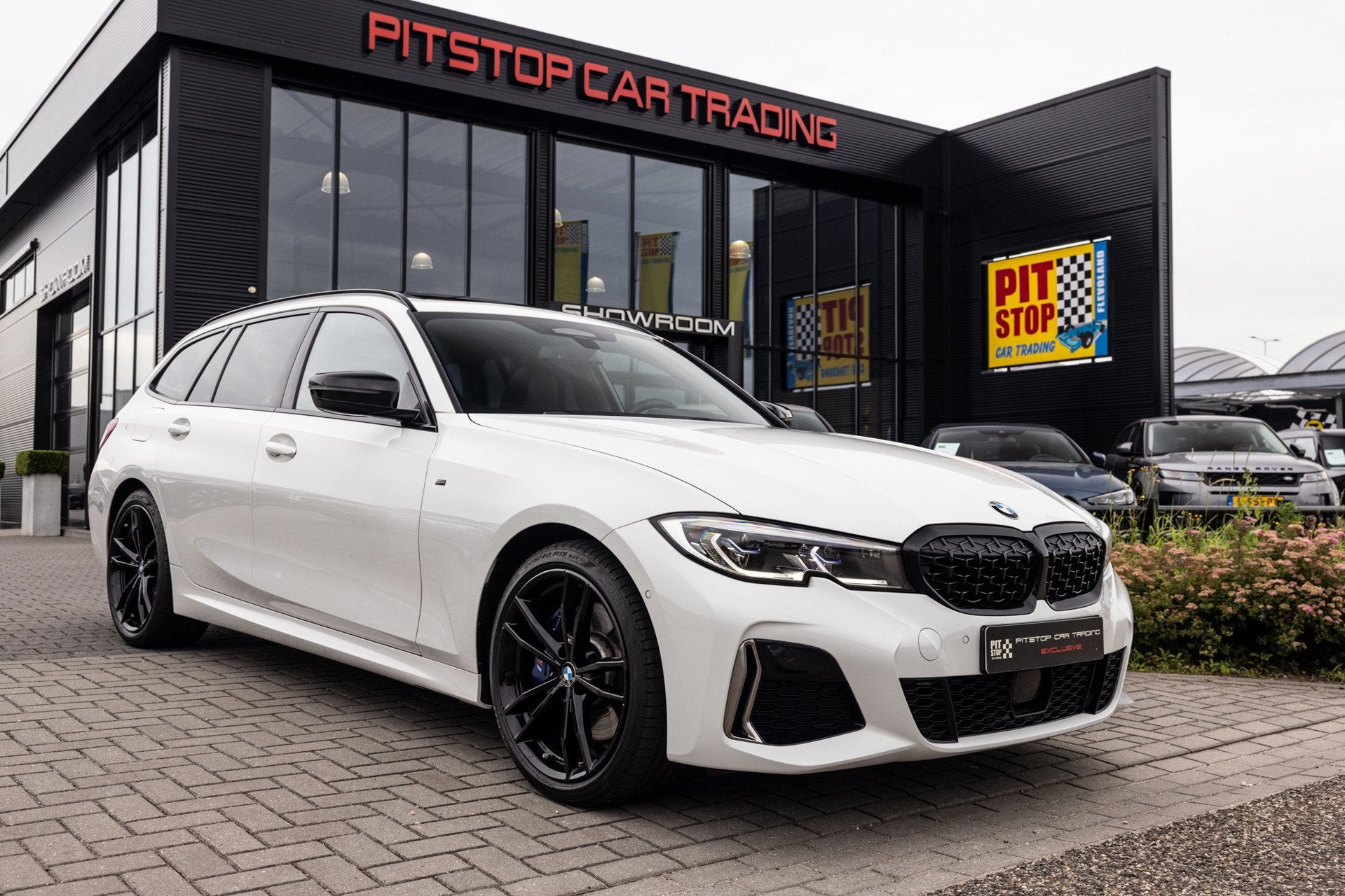 BMW 3-serie Touring M340i xDrive M-Sport, 374 PK, H&K Audio,, Auto's, Automaat, Wit, Vierwielaandrijving, Automatische klimaatregeling