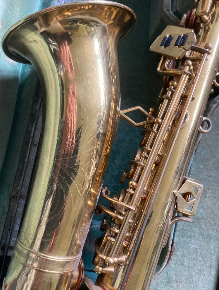 SAXOPHONE DOLNET PARIS VINTAGE ALT SAXOPHONE, Ophalen of Verzenden, Gebruikt