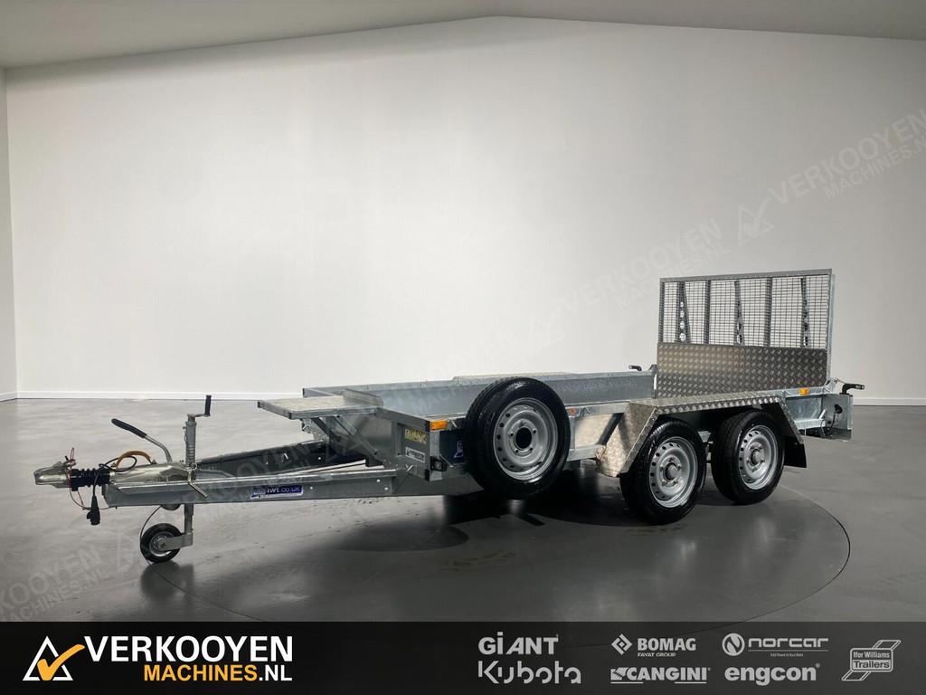 1 Ifor Williams GP126 Klep VT347 Machinetransporter VOORRAAD, Auto's, Vrachtwagens, Bedrijf, Aanhangers en Opleggers, Overige brandstoffen