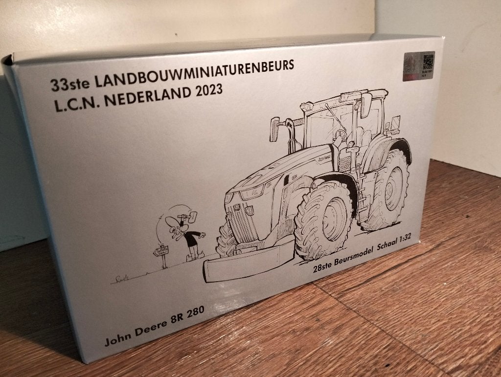 Te koop Siku John Deere 8R280 LCN beursmodel 2023., Ophalen of Verzenden, Zo goed als nieuw, Tractor of Landbouw, SIKU