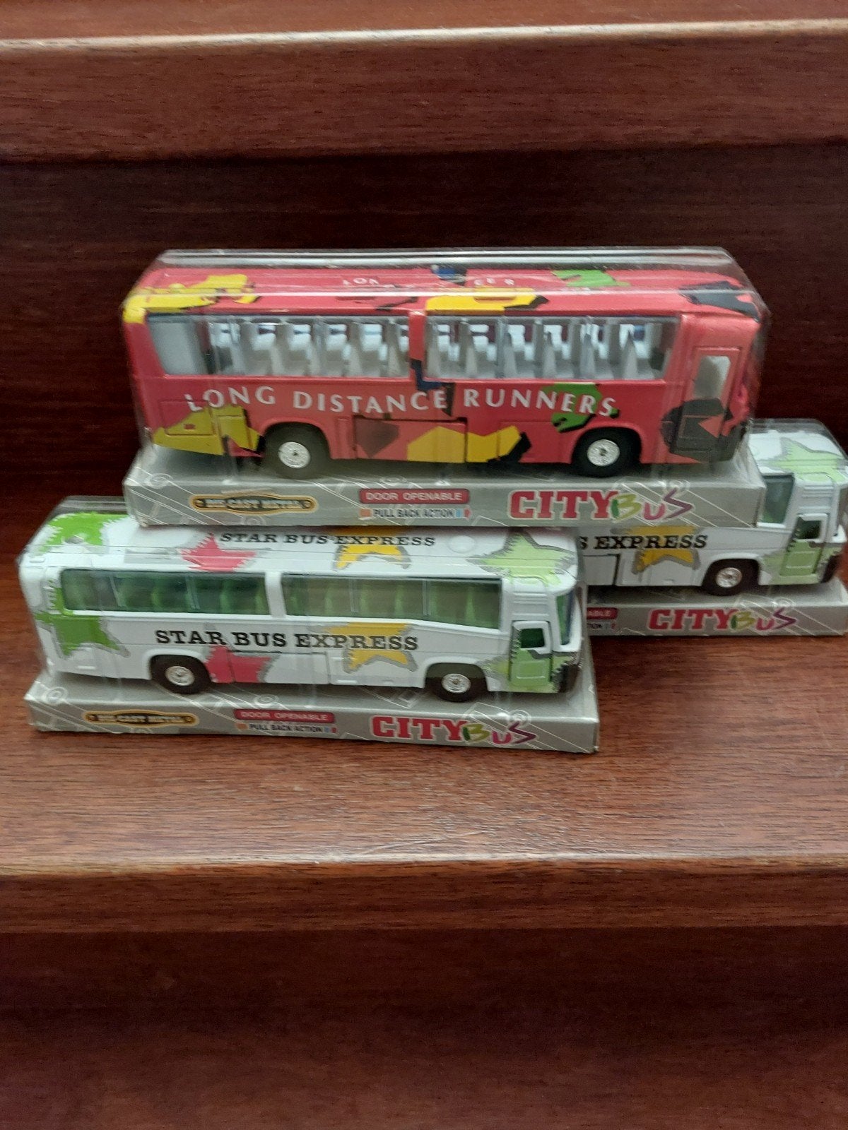 Nieuwe City Bus speelgoedbussen (3 stuks), Ophalen of Verzenden, Nieuw