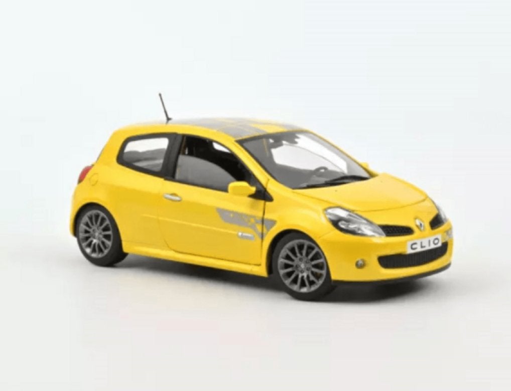 Renault Clio R.S. F1 Team 2007 Sirius Geel NOREV 1/18 185236, Hobby en Vrije tijd, Modelauto's | 1:18, Verzenden, Nieuw, Auto