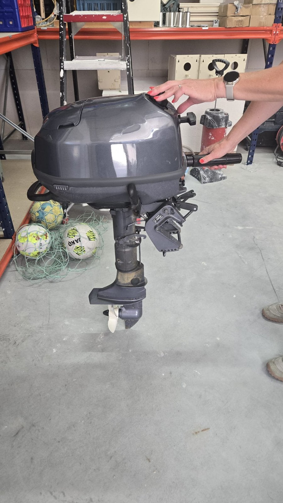 Yamaha 6 PK 4-takt kortstaart in zeer nette staat, nw kap, Watersport en Boten, Ophalen, 5 tot 10 pk, Viertaktmotor, Zo goed als nieuw