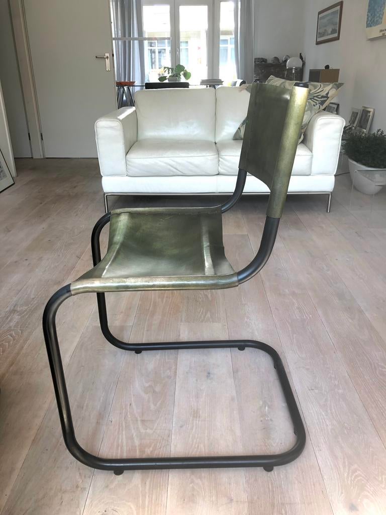 Buisframe stoel, Overige kleuren, Leer, Ophalen of Verzenden, Eén