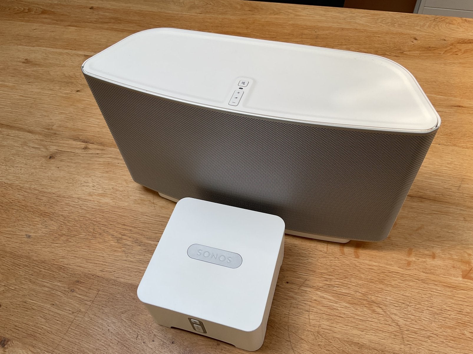 Sonos S1 set: Connect en Play:5 Gen1, Audio, Tv en Foto, Ophalen of Verzenden, Zo goed als nieuw, Minder dan 60 watt, Sonos