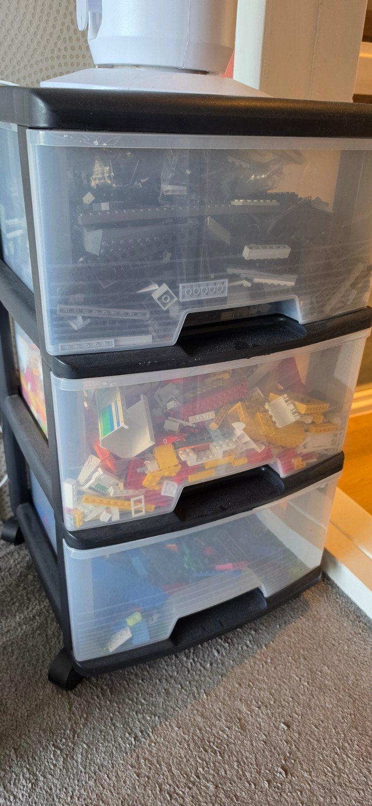 Grote partij LEGO blokken en onderdelen, Ophalen, Gebruikt, Overige merken