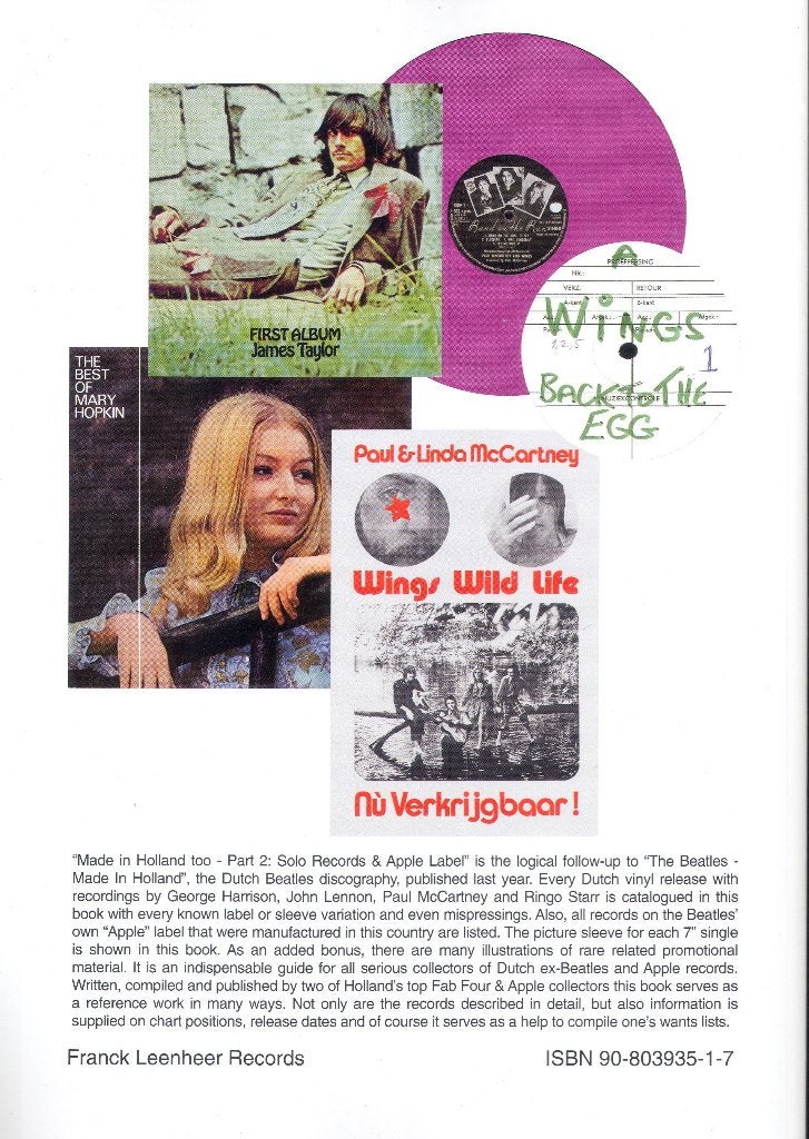 The Beatles discografie boek Paul McCartney Apple Badfinger, The Beatles, Nieuw, Ophalen of Verzenden, NvT