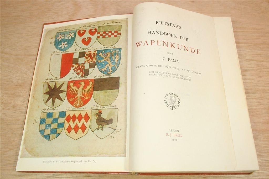 Rietstap's Handboek Wapenkunde — Standaardwerk Heraldiek, Boeken, Oorlog en Militair, Ophalen of Verzenden, Tweede Wereldoorlog