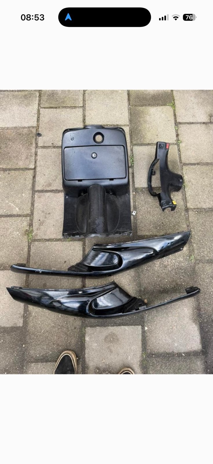 Piaggio zip type 3 binnekappen 50cc 125cc 180cc, Ophalen of Verzenden