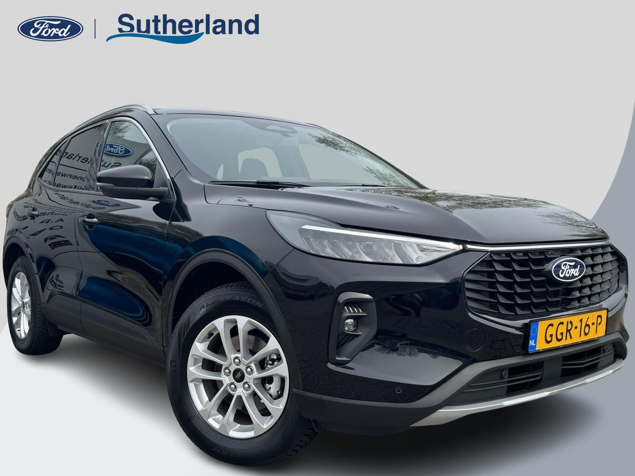 Ford Kuga 2.5 PHEV Titanium | 242pk | Wegklapbare Trekhaak |, Auto's, Ford, Gebruikt, Euro 6, Bedrijf, Grijs