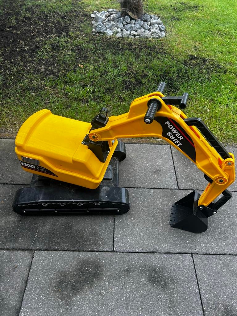 Gele Power Shift Graafmachine Loopvoertuig, Kinderen en Baby's, Speelgoed | Buiten | Voertuigen en Loopfietsen, Ophalen, Gebruikt