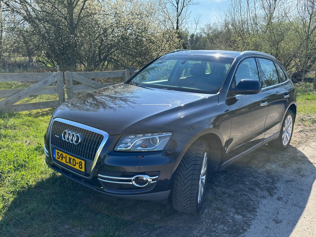 Audi Q5 2.0 TFSI Quattro Pro Line | Nieuwe motor + revisie, Auto's, Audi, Automaat, 4 cilinders, Blauw, Bruin