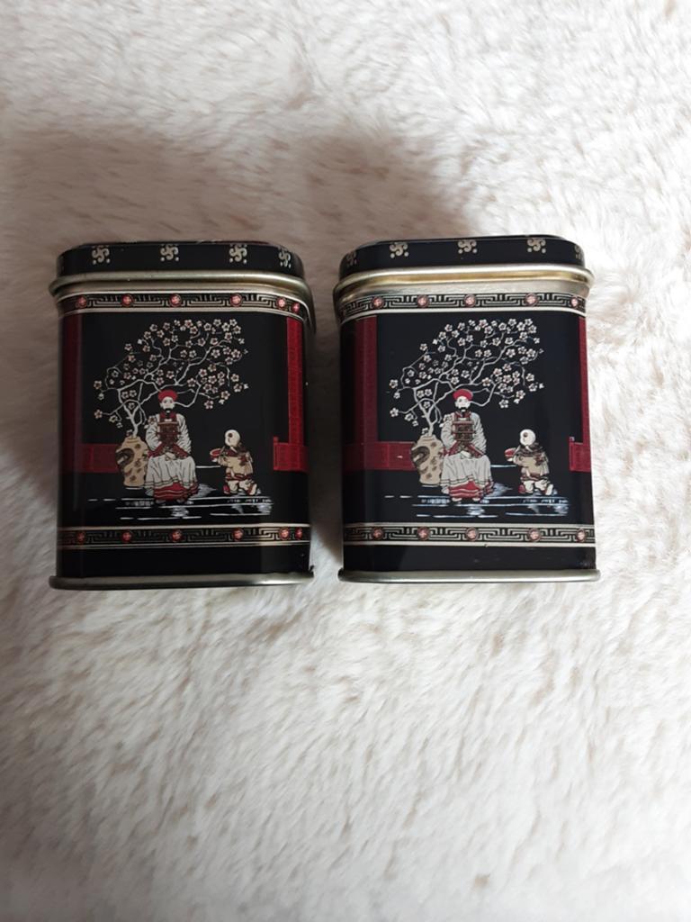 THEE Blikjes , 2 X  ( mini blikjes ), Ophalen of Verzenden, Gebruikt, Overige