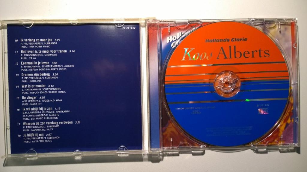 Koos Alberts - Hollands Glorie, Ophalen of Verzenden, Zo goed als nieuw, Levenslied of Smartlap