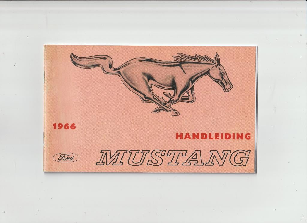 FORD MUSTANG 1966/1967 NEDERLANDS !/Engels-Origineel, Auto diversen, Handleidingen en Instructieboekjes, Ophalen of Verzenden