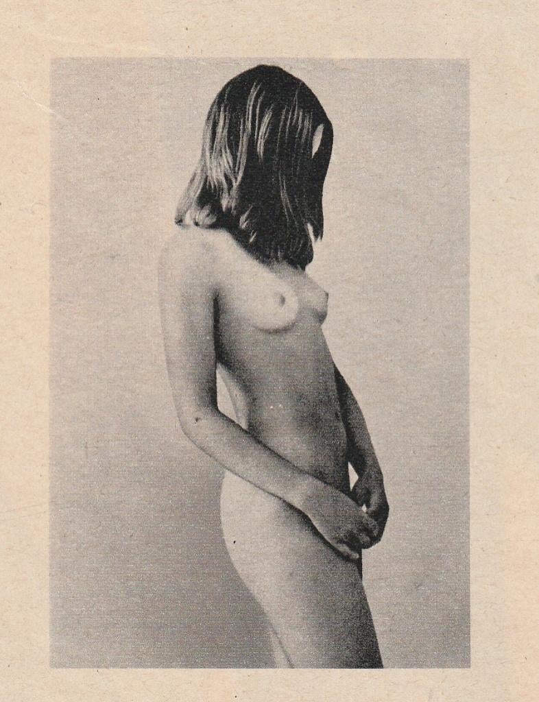 retro reclame 1970 Clearasil creme naakte vrouw, Verzenden, Overige typen