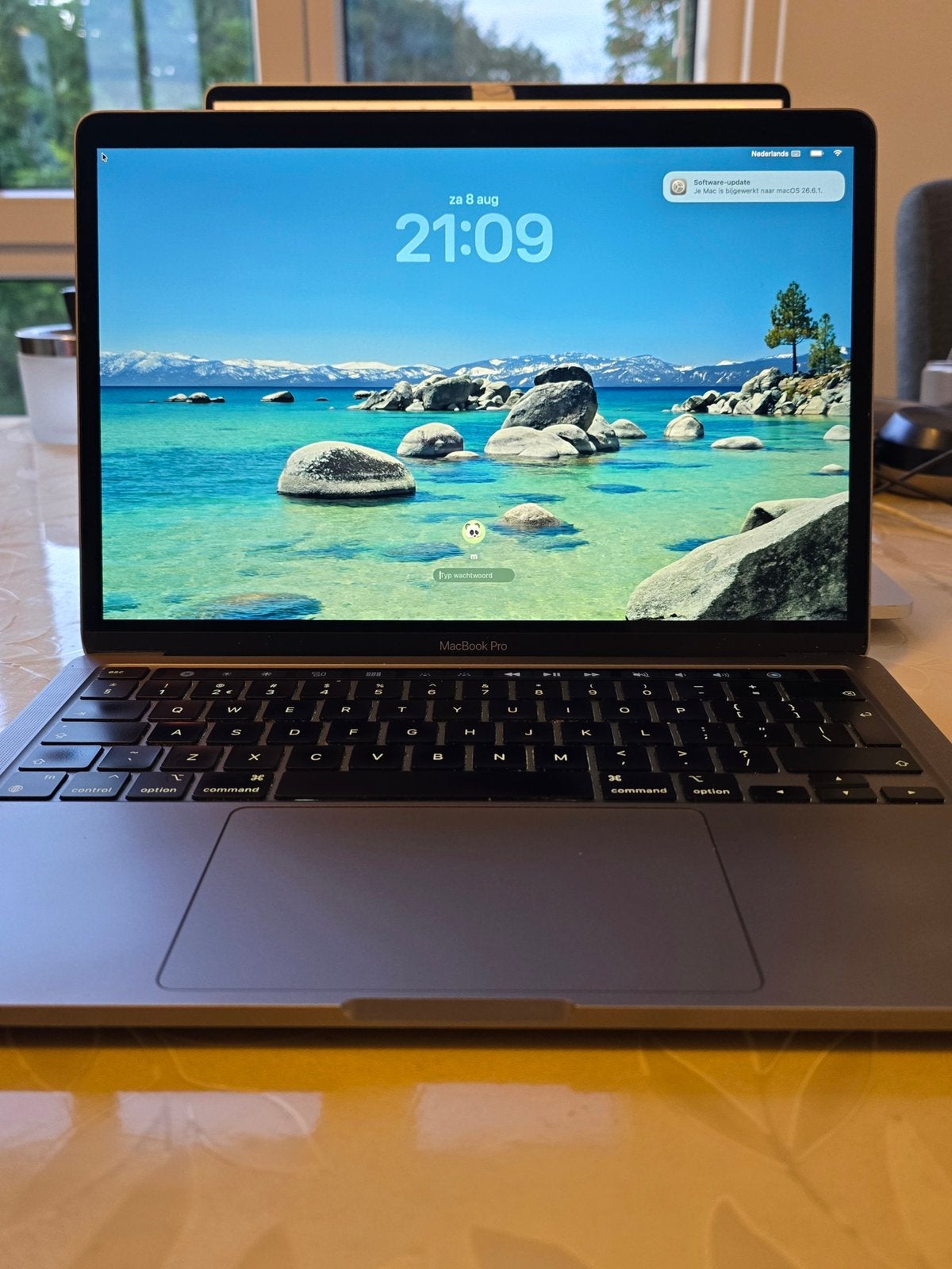 MacBook Pro M1. 13 inch. 8 cores. 8GB. 256GB, Gebruikt, 256 GB, Qwerty, 8 GB