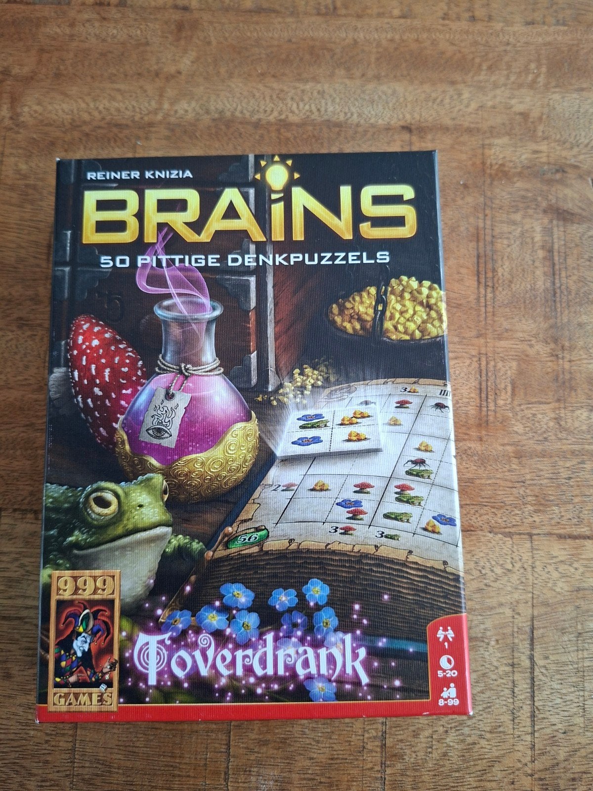 Brains Toverdrank - 50 Pittige DenkPuzzels, Ophalen, Zo goed als nieuw, Overige typen