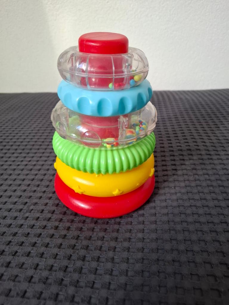 Stapeltoren met rammelaar en geluid, Ophalen, Gebruikt, Overige typen, Met geluid