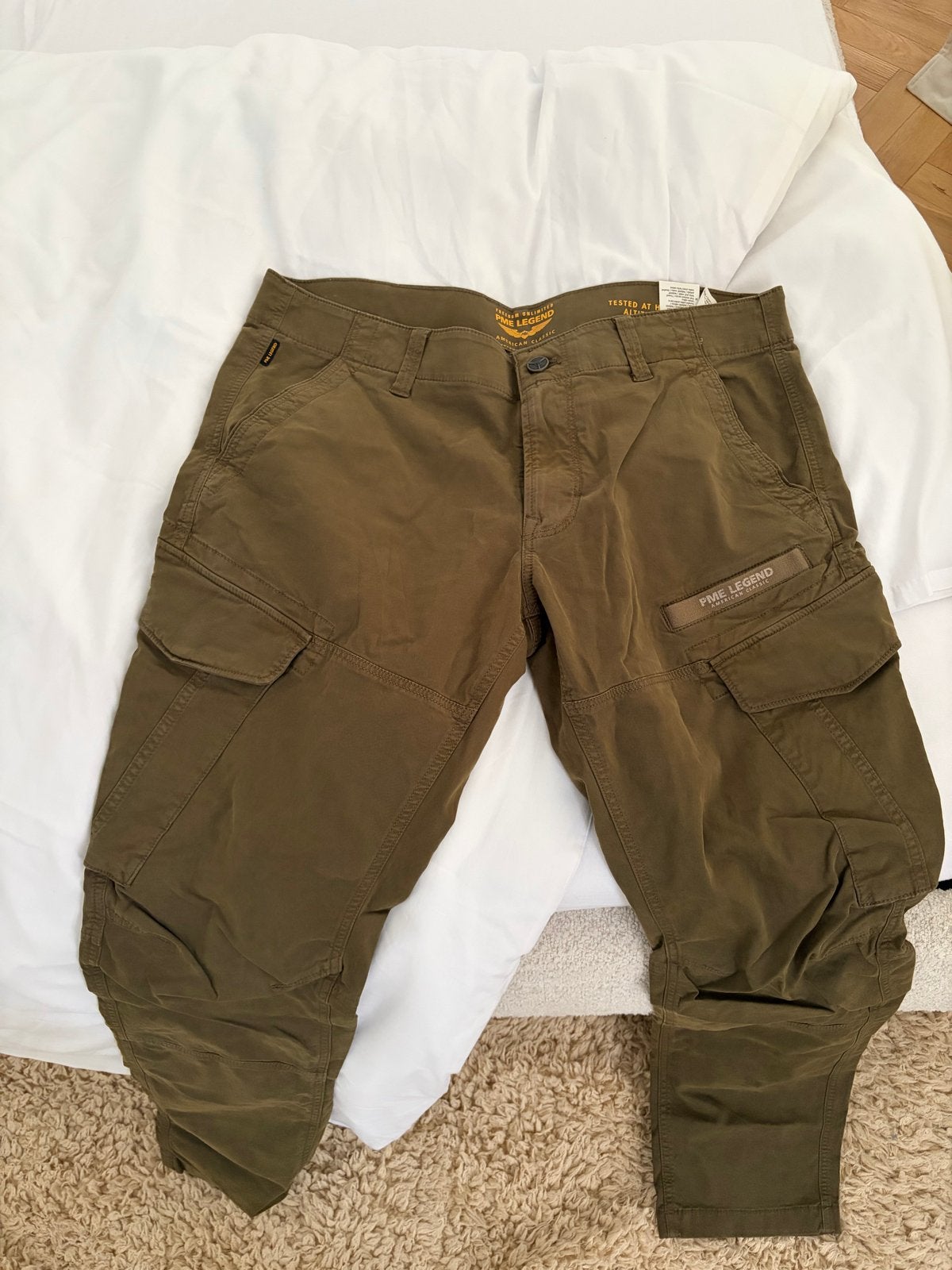 Nieuwe PME Legend cargo broek W38 L32 olijfgroen, Ophalen of Verzenden, Nieuw, Overige kleuren, W36 - W38 (confectie 52/54)