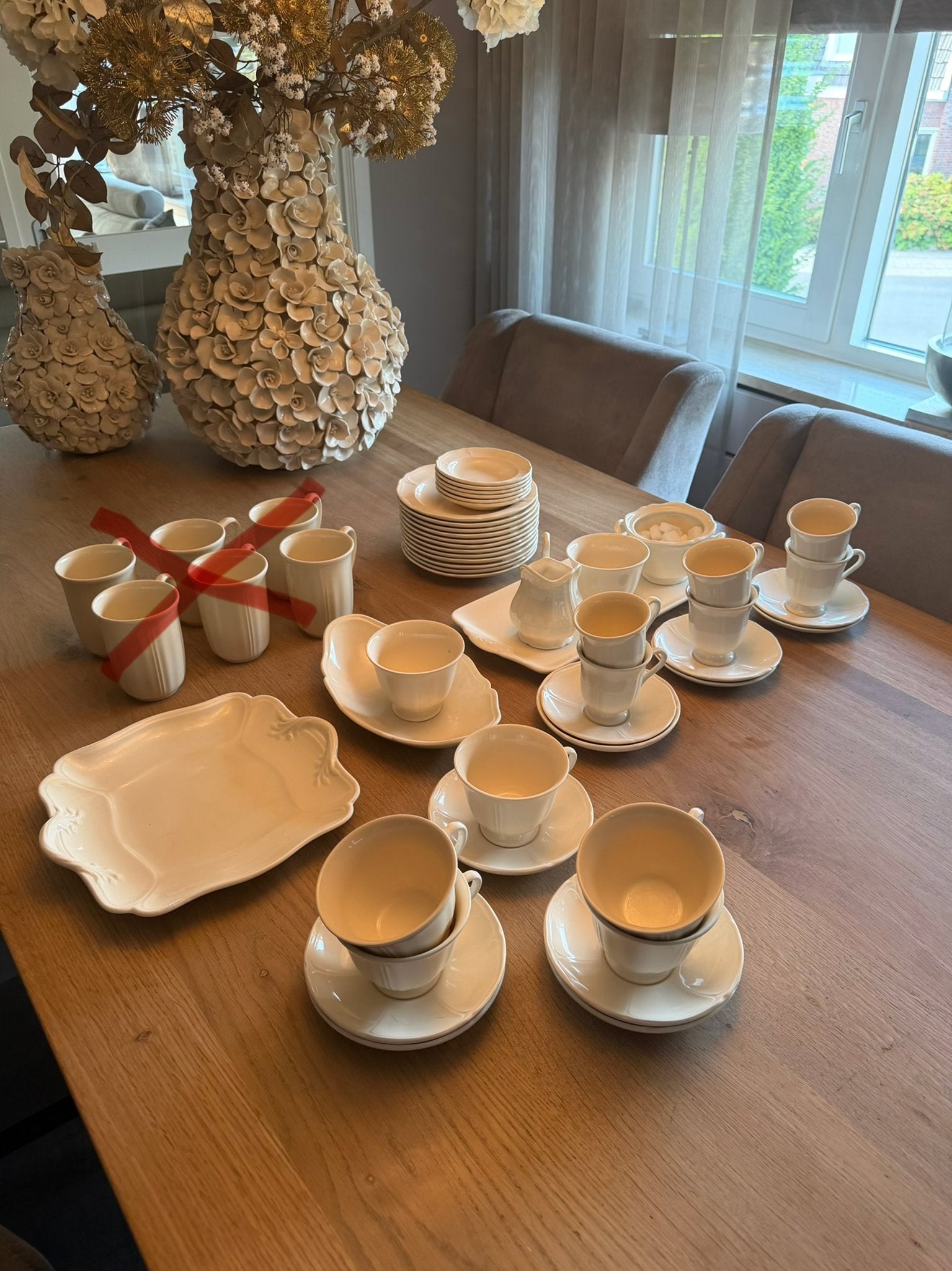 Wedgwood Edme servies - diverse onderdelen, Huis en Inrichting, Keuken | Servies, Gebruikt, Klassiek, Ophalen of Verzenden, Compleet servies