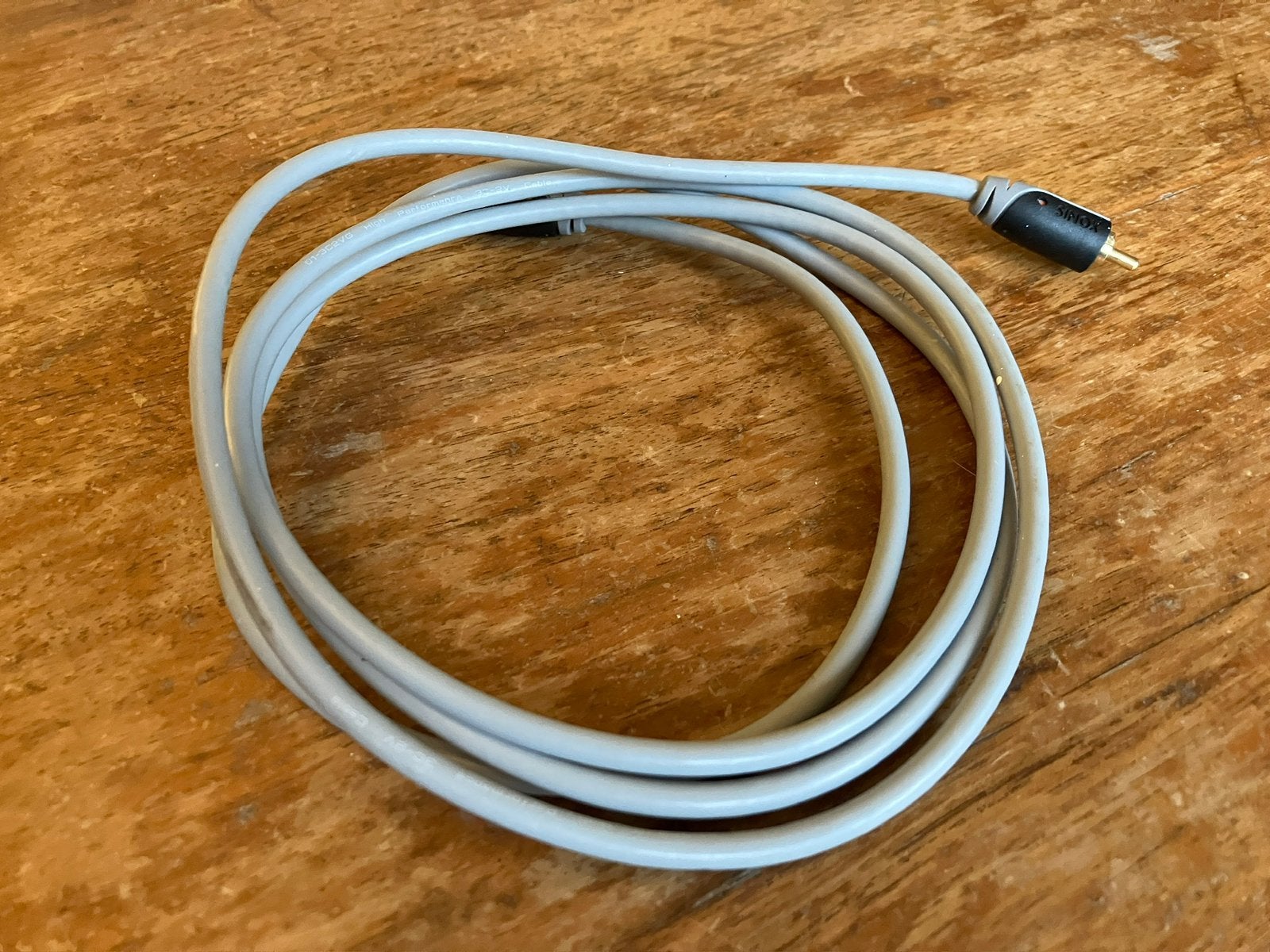 Sinox High Performance 3C-2V 75Ohm Coaxial Cable 2m DigiCoax, Ophalen of Verzenden, Gebruikt, 2 tot 5 meter, Optische kabel