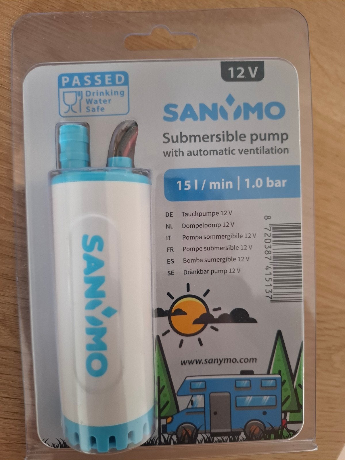 SANIMO Dompelpomp 12V - Nieuw in verpakking, Ophalen of Verzenden, Nieuw