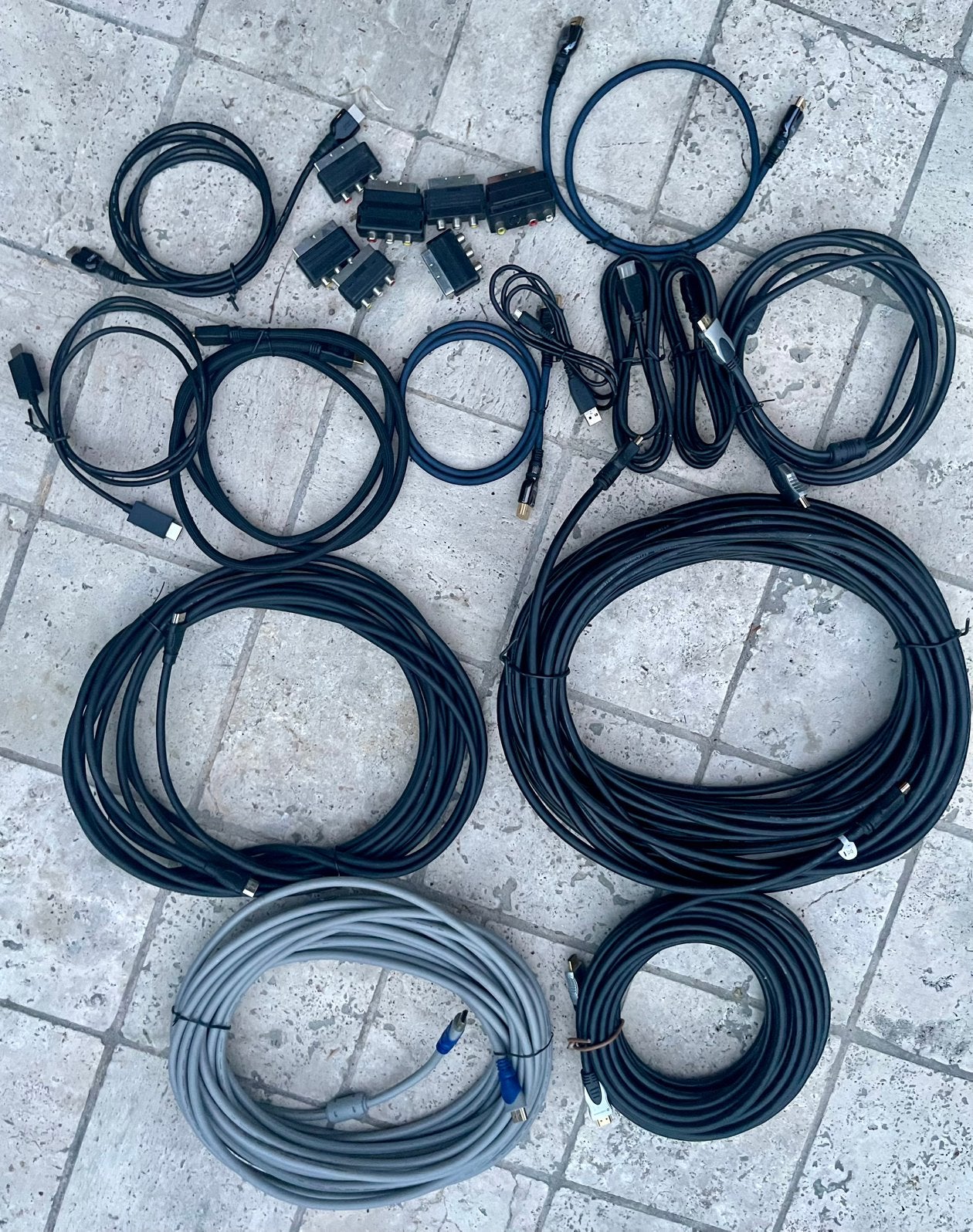 Video kabels hoge qualiteit ook grote lengtes, Ophalen of Verzenden, Zo goed als nieuw, 10 meter of meer, HDMI-kabel