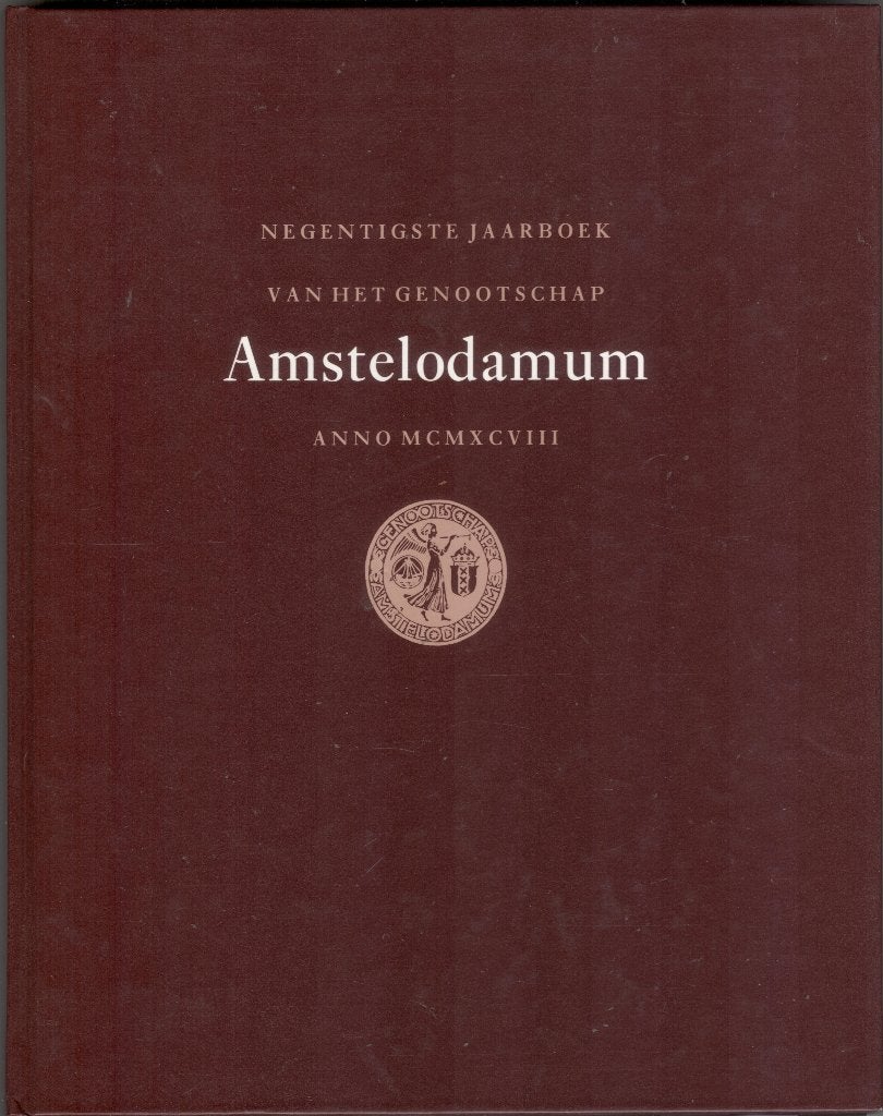 90e jaarboek Amstelodamum 1998 - Amsterdam, Verzenden, Gelezen