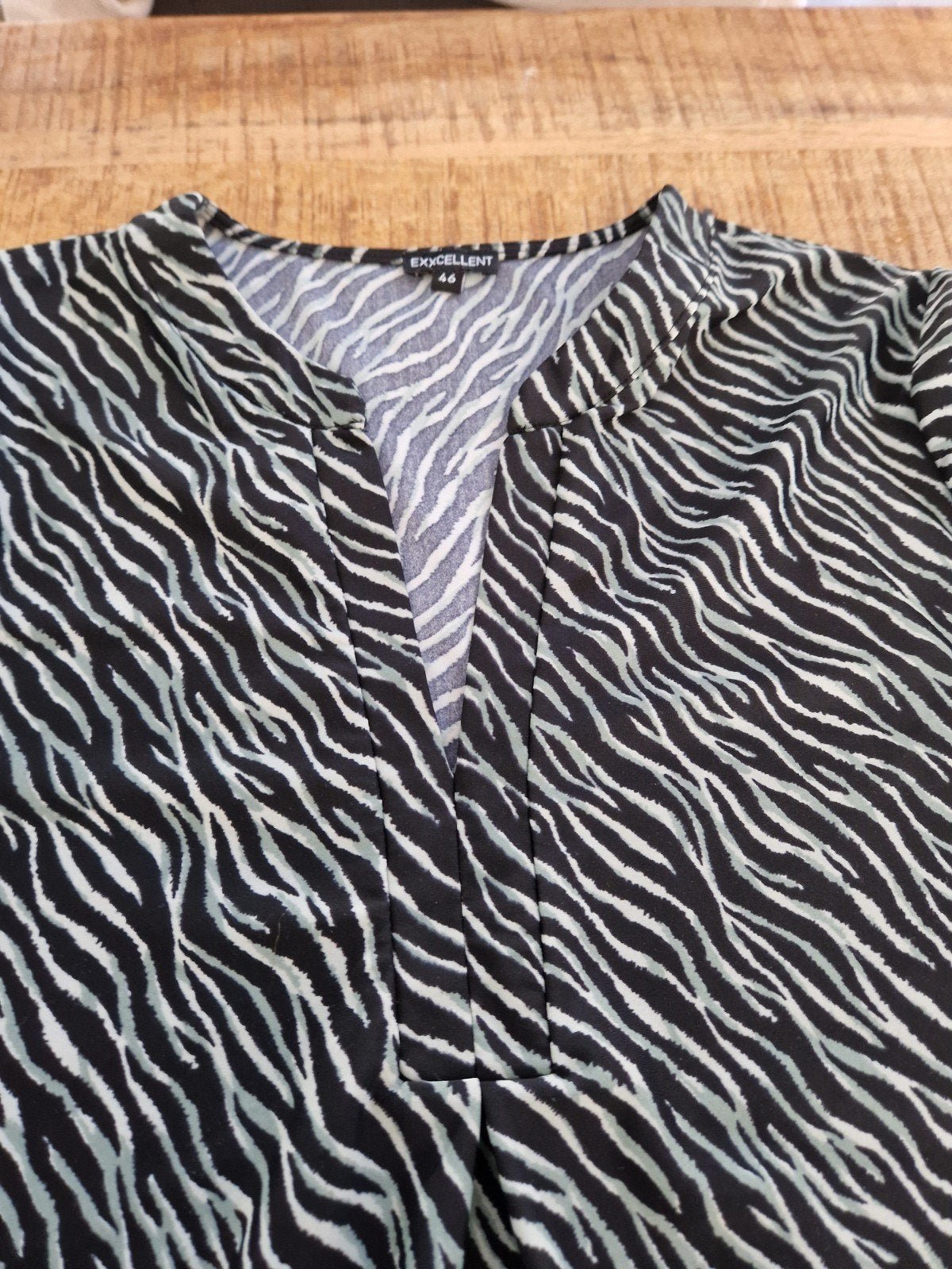 Exxcellent zebraprint top / tuniek maat 46, Kleding | Dames, Zwart, Maat 46/48 (XL) of groter, Ophalen of Verzenden, Zo goed als nieuw