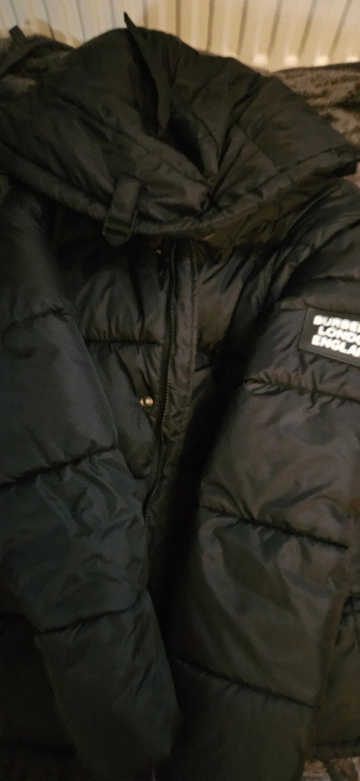 Burberry London England Pufferjack met afneembare mouwen