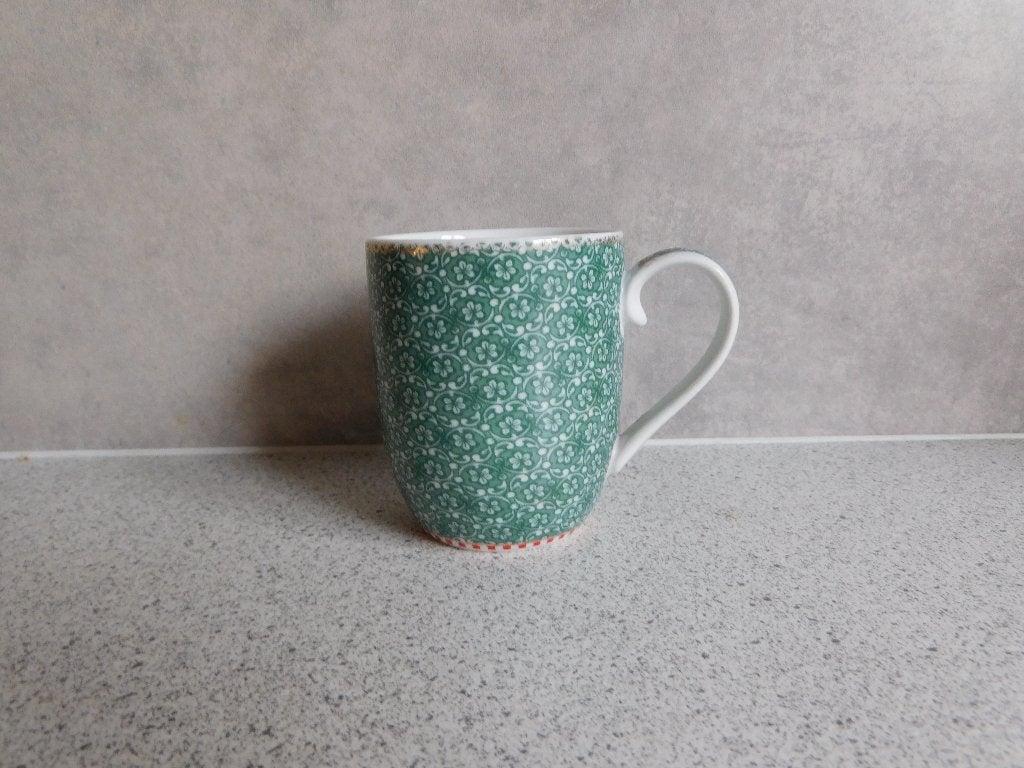 Senseo Mok Floral PiP Studio Amsterdam - 180 ml, Pip Studio, Zo goed als nieuw, Overige stijlen, Porselein