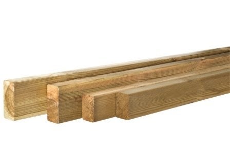Balken Geïmpregneerd 45 x 145 mm - Vanaf €18,30, Tuin en Terras, Palen, Balken en Planken, Ophalen, Nieuw, 250 cm of meer, Balken
