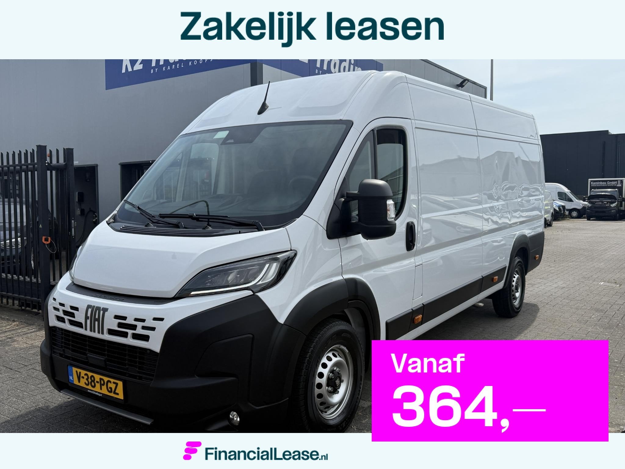 Fiat Ducato 2.2 MultiJet 180 S&S L4H2 3.5t Heavy AUTOMAAT CA, Stof, Gebruikt, Euro 6, 4 cilinders