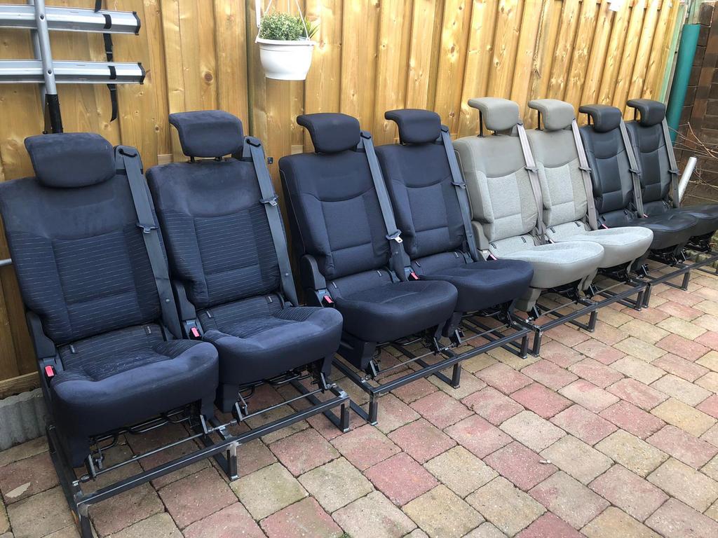 1-2-3-4 persoons bankjes 3p gordel isofix zelfbouwcamper, Ophalen