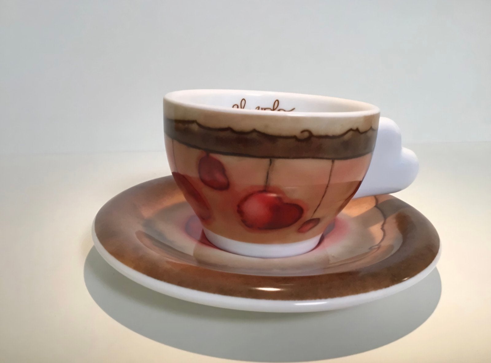 Twee Thun espressokopjes al volo, Ophalen of Verzenden, Zo goed als nieuw, Overige stijlen, Kop(pen) en/of Schotel(s)