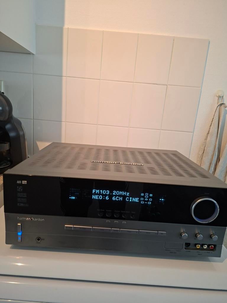 Harman kardon versterker, Audio, Tv en Foto, Versterkers en Receivers, Ophalen, 120 watt of meer, Overige merken