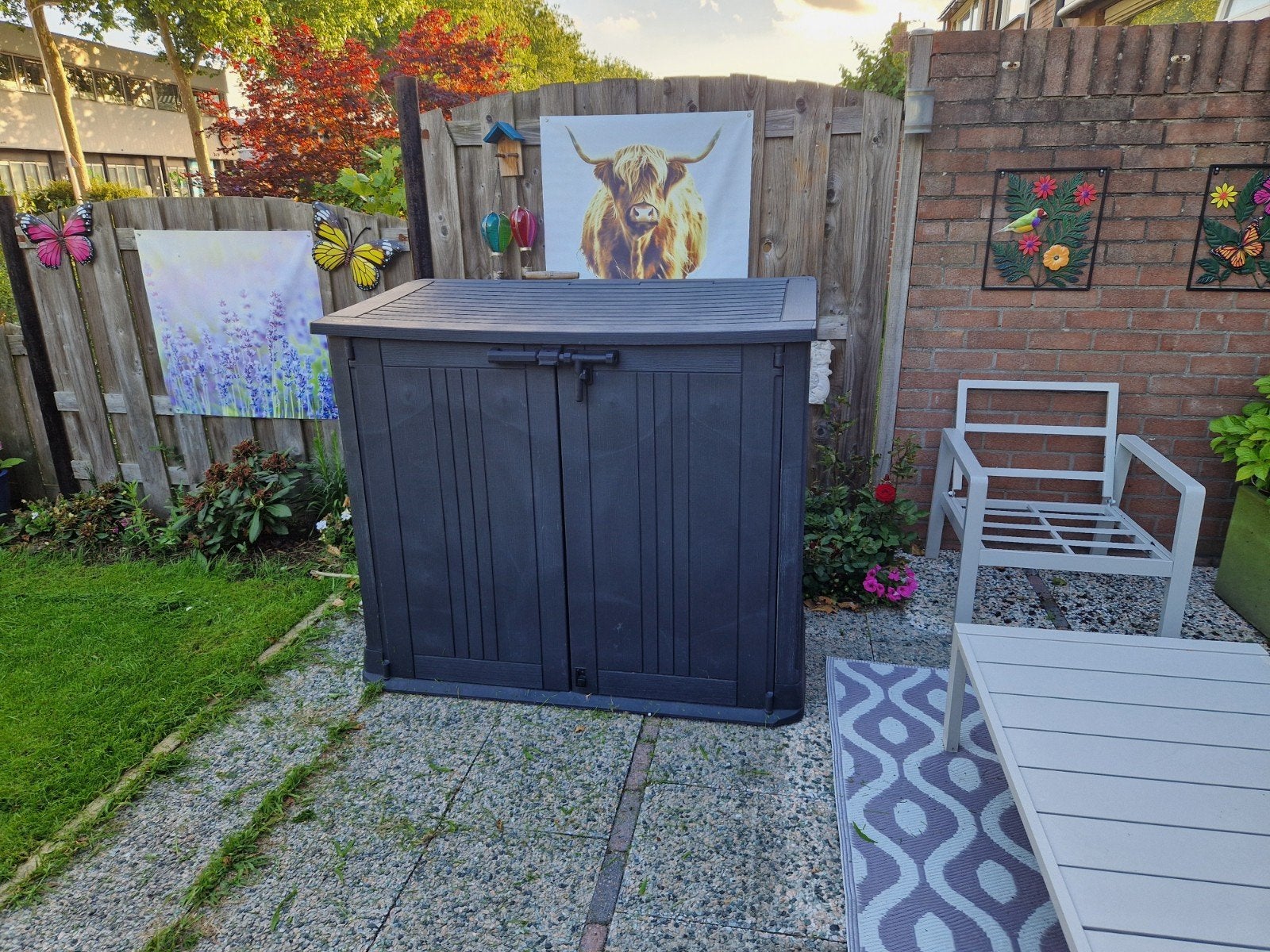 Keter store it out kussenbox, Ophalen