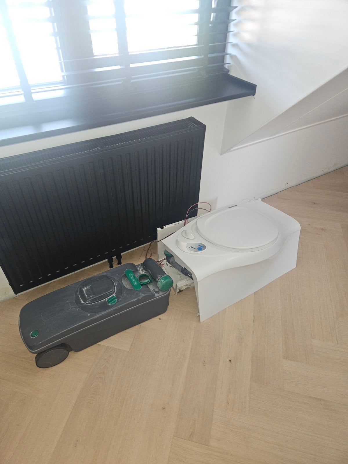 thetford cassette toilet c402, Ophalen