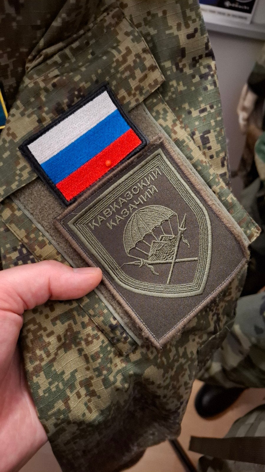 Russisch Camo pak Kaukasische Kozakken (+onderscheidingen), Verzenden, Landmacht