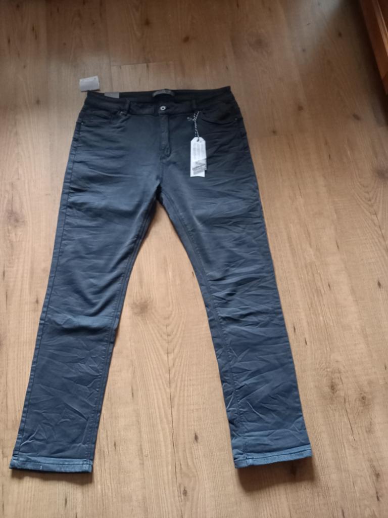 Antraciet broek Norfy elasthaan nieuw 46, Maat 42/44 (L), Nieuw, Ophalen of Verzenden, Norfy