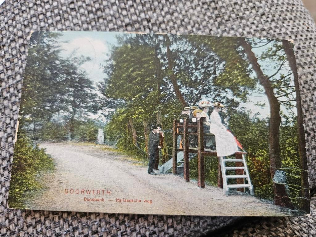 Doorwerth  dunobank 1907, Ophalen of Verzenden, Voor 1920, Gelopen, Gelderland