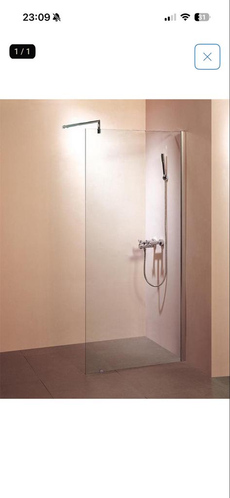 Douchewand 200x80 cm - Nieuw in doos, Ophalen of Verzenden, Nieuw, Glas, Douche